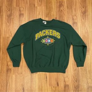 Lee Sport vintage 1997 Green Bay Packers Super Bowl XXXIII Crewneck, size 2XL
